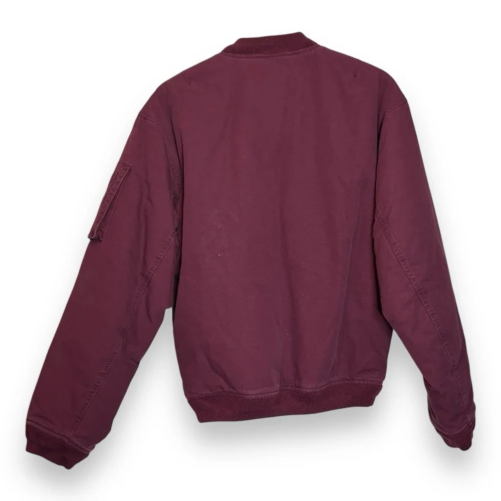 Nike Solo‎ Swoosh Flight Canvas Bomber Jacket - Red DX0680-681 Therma Fit